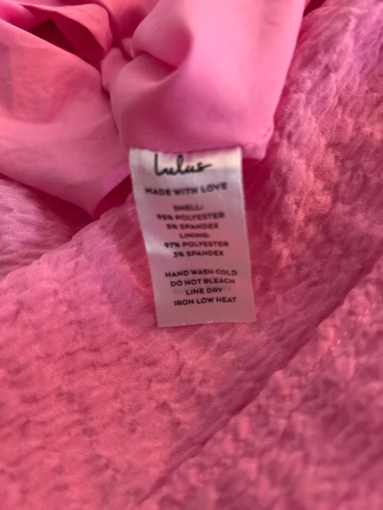 Lulu's Hot Pink Tiered Maxi Dress with Tie Straps - Picture 14 of 16